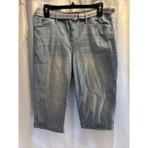 Gloria Vanderbilt Skimmer Jeans All Around Slimming Effect Capri Womens Size 10P